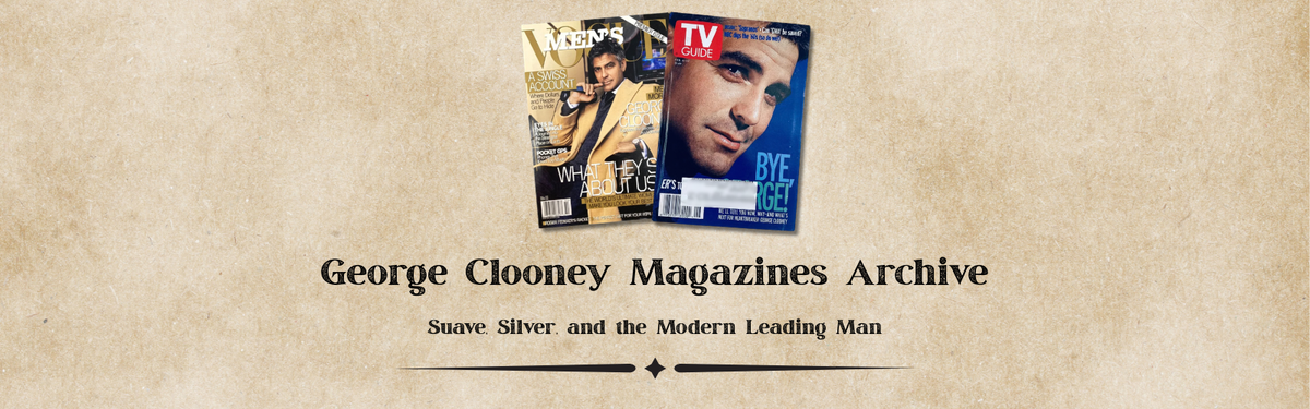 George Clooney Magazines