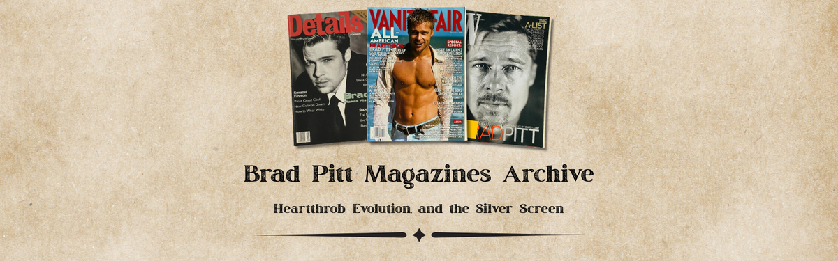 Brad Pitt Magazines