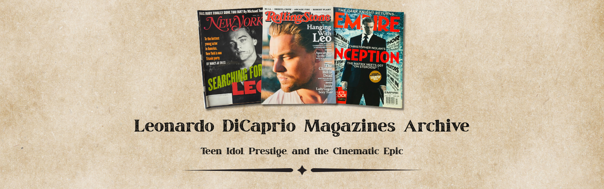 Leonardo DiCaprio Magazines