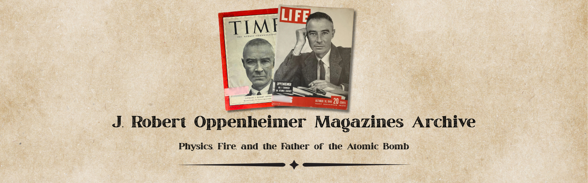 J. Robert Oppenheimer Magazines