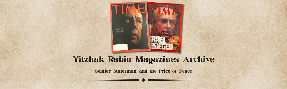 Yitzhak Rabin Magazines