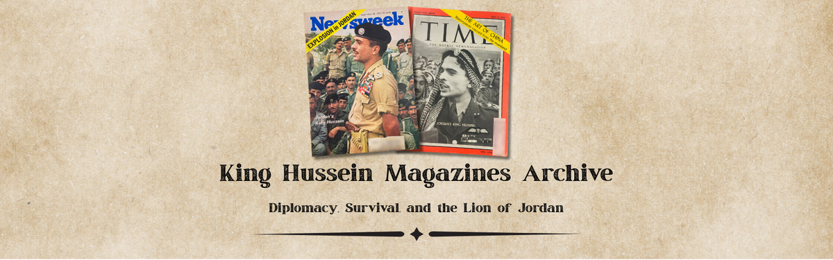 King Hussein Magazines