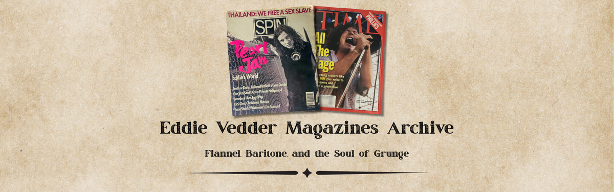 Eddie Vedder Magazines