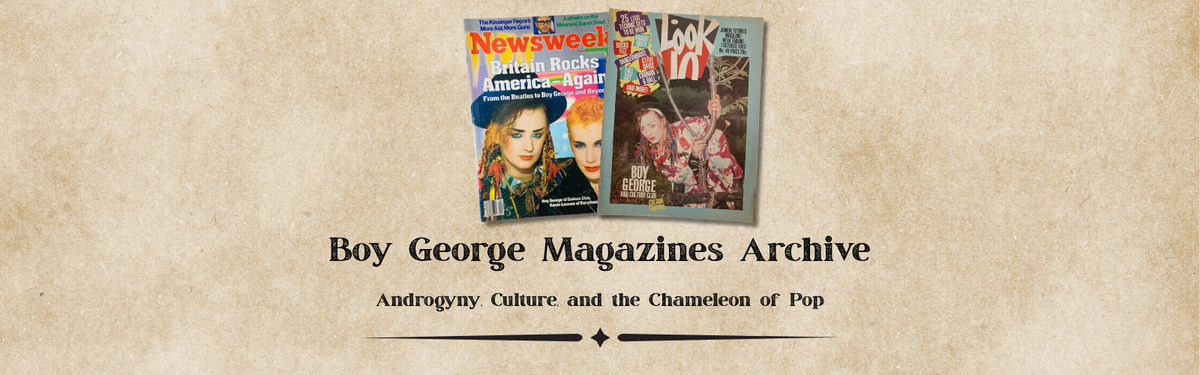 Boy George Magazines