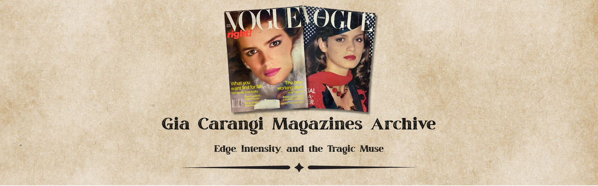 Gia Carangi Magazines