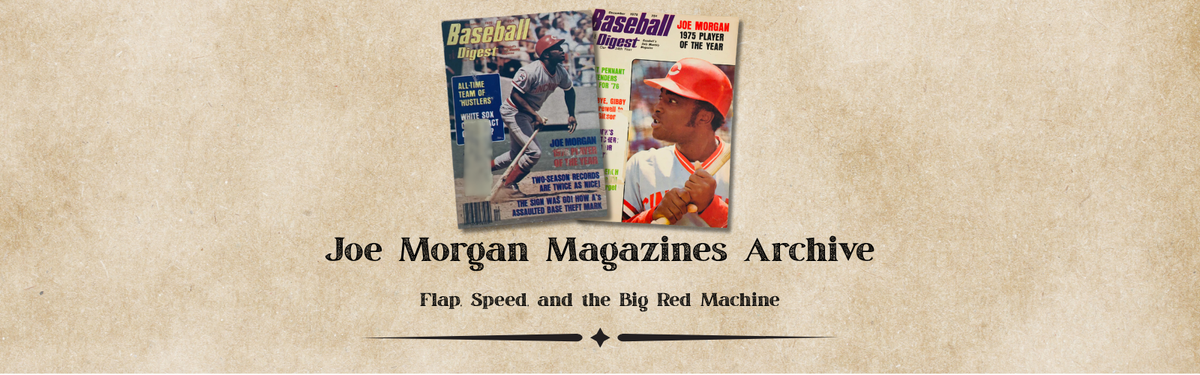Joe Morgan Magazines