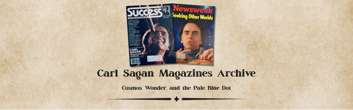 Carl Sagan Magazines