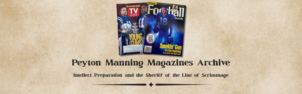 Peyton Manning Magazines