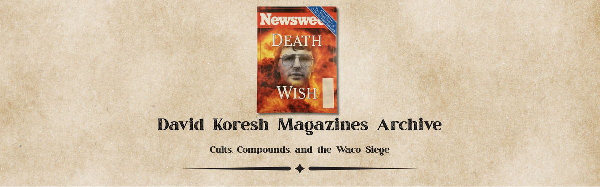 David Koresh Magazines