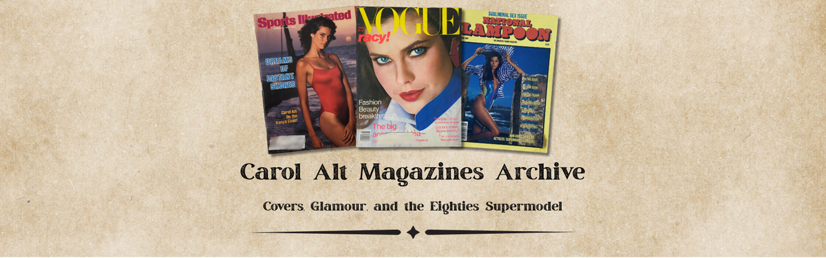 Carol Alt Magazines