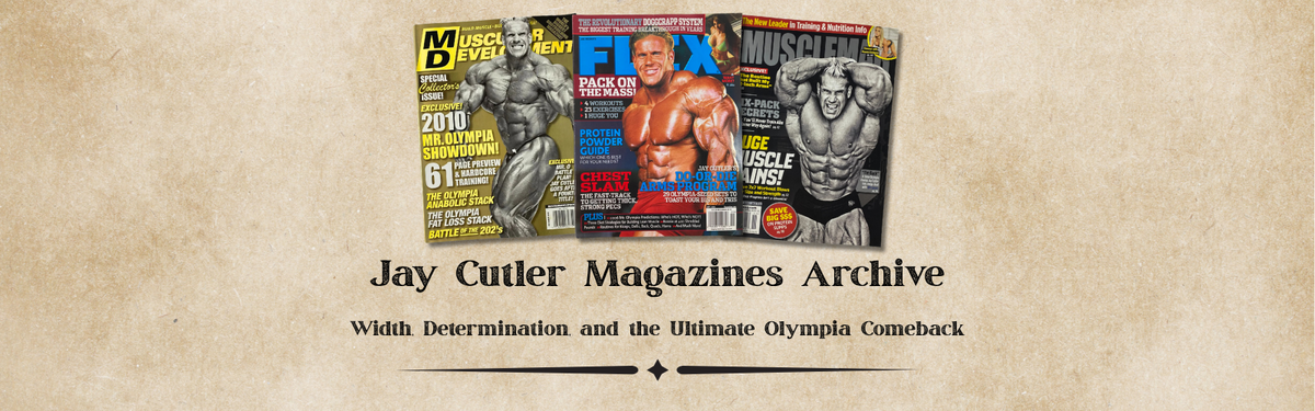 Jay Cutler Magazines