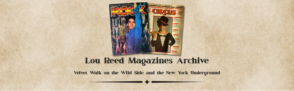 Lou Reed Magazines