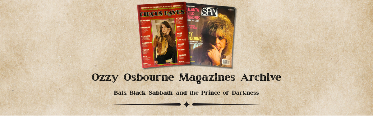 Ozzy Osbourne Magazines