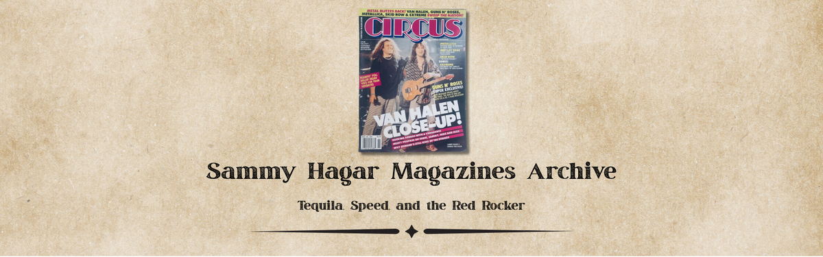 Sammy Hagar Magazines