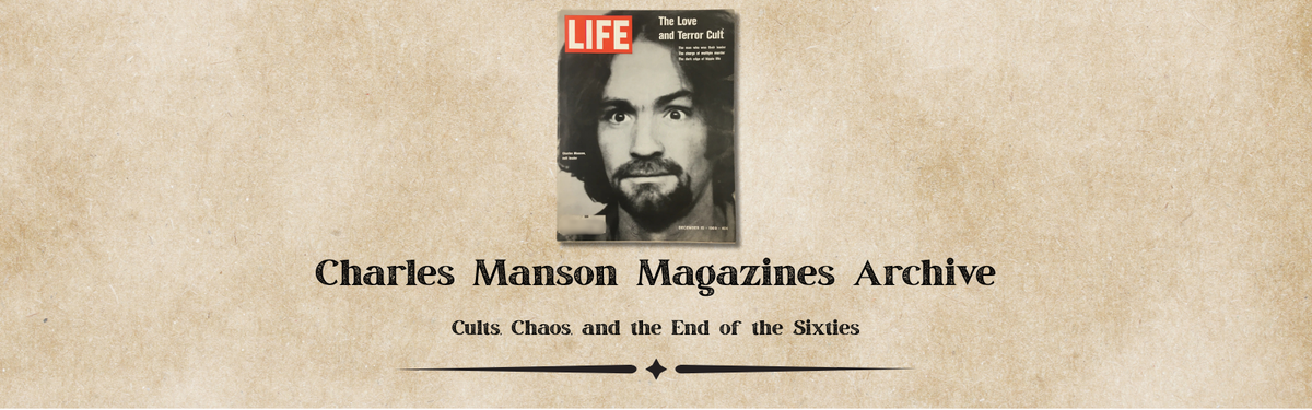 Charles Manson Magazines