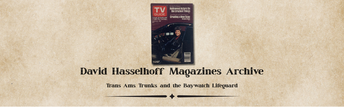David Hasselhoff Magazines