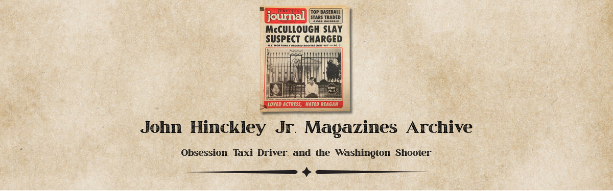John Hinckley Jr. Magazines