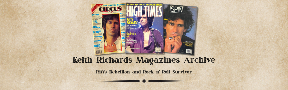 Keith Richards Magazines