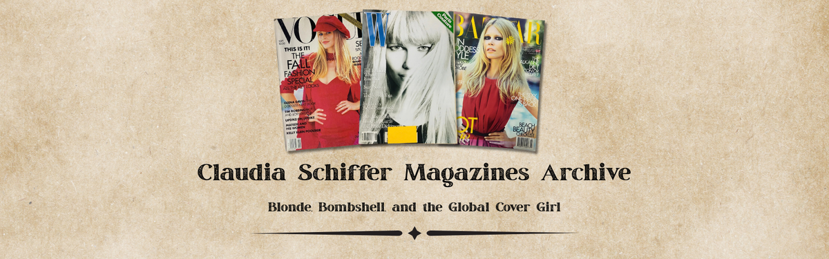 Claudia Schiffer Magazines