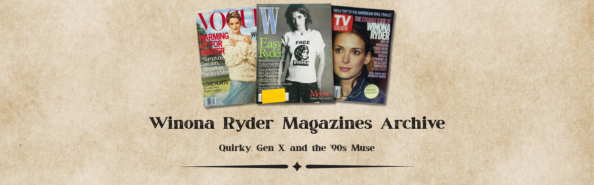 Winona Ryder Magazines