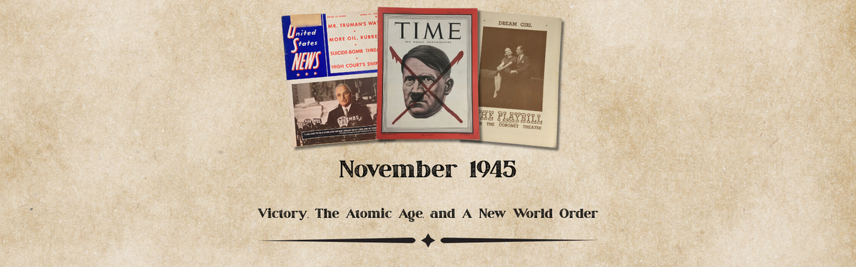 November 1945 Magazines