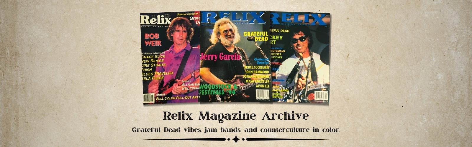 Vintage Relix Magazine Collections