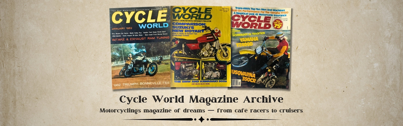 Vintage Cycle World Magazine Collection
