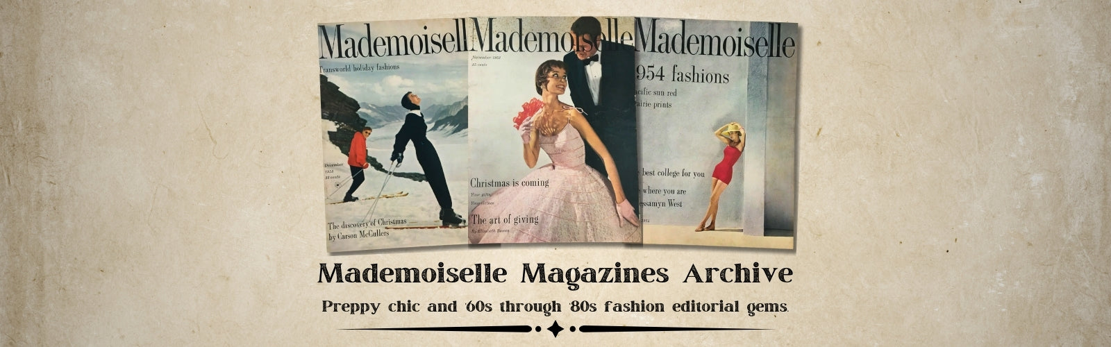 『MADEMOISELLE 1+1 』1968年初版発行 Mademoiselle Magazine Collection