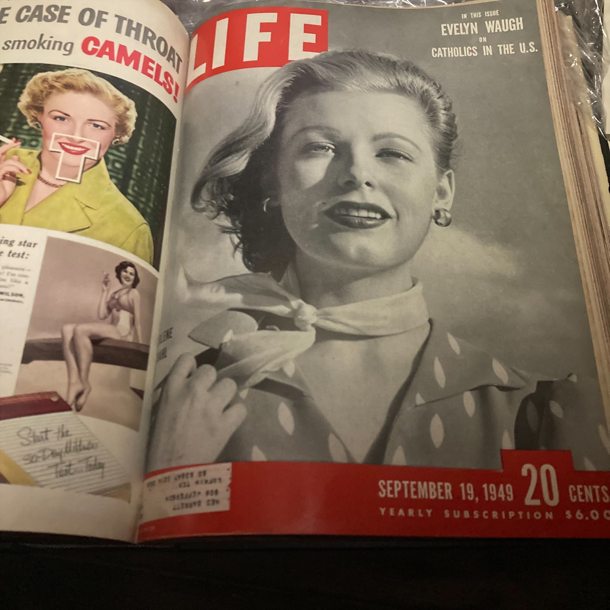 Vintage 1949 Bound Life Magazine July - September Complete Fairfield Countyf