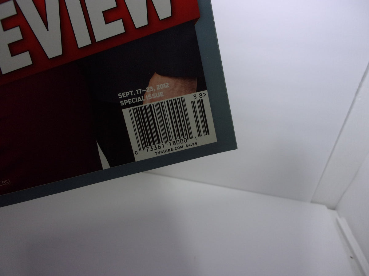 Barcode detail of TV Guide January 15-21 2007, featuring Lucy Liu and Jonny Lee Miller, a special issue about television.