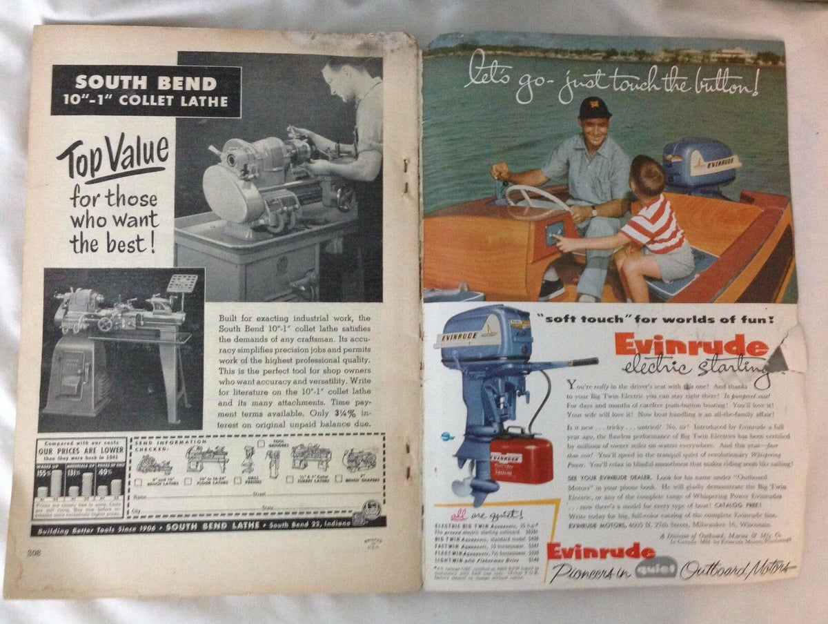 POPULAR MECHANICS-VINTAGE-OCTOBER,1955 - Report on the '55 Plymouth