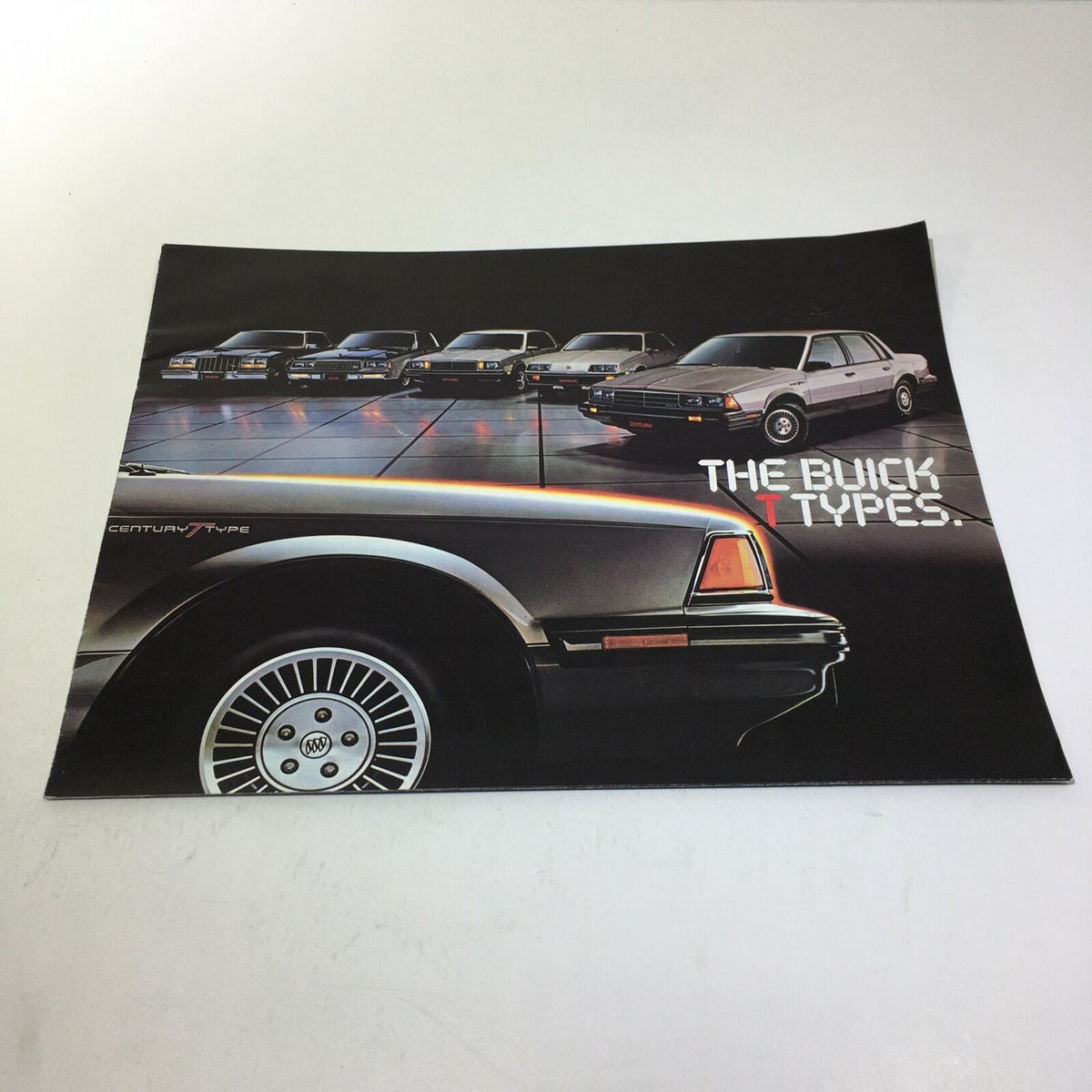 1983 The Buick T Type Skyhawk 1.8 Liter Fuel-Injected V-6 Engine Car Brochure showcasing various Buick T Types with a focus on style and performance.