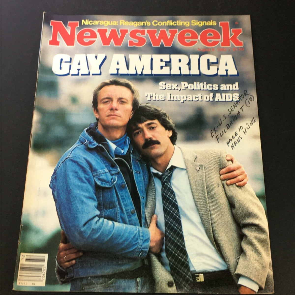 Newsweek Magazine August 8 1983 - Sex, Politics, & The Impact Aids No Label