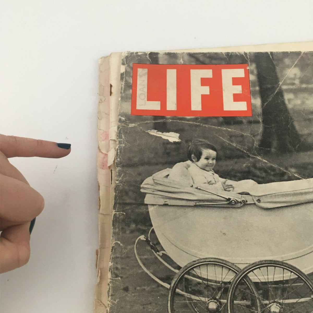 Front cover of Vintage Life Magazine December 21, 1936 featuring a smiling child in a pram, representing the historical context of the 1930s and vintage media collectibles.