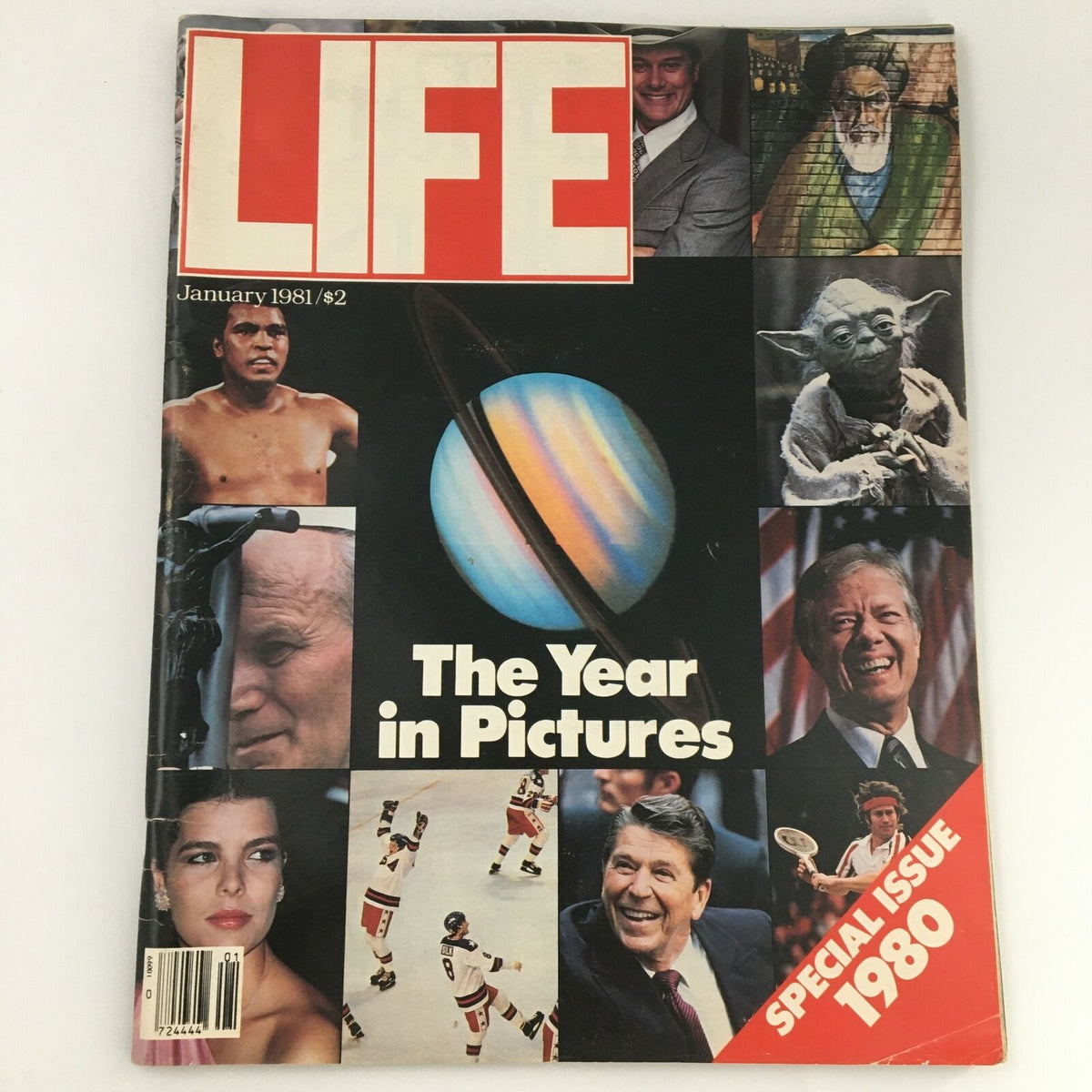Life Magazine January 1981 featuring Ronald Reagan and Jimmy Carter on the cover, highlighting a significant moment in American politics.