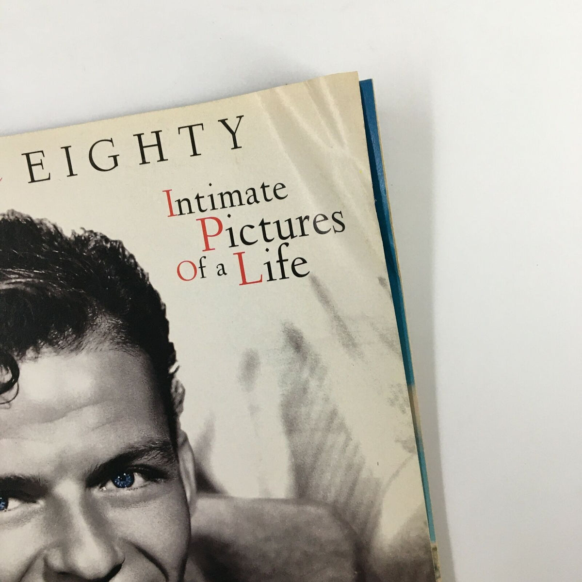 Close-up of Life Magazine October 1995 cover showcasing Frank Sinatra at eighty with the title 'Intimate Pictures of a Life'.