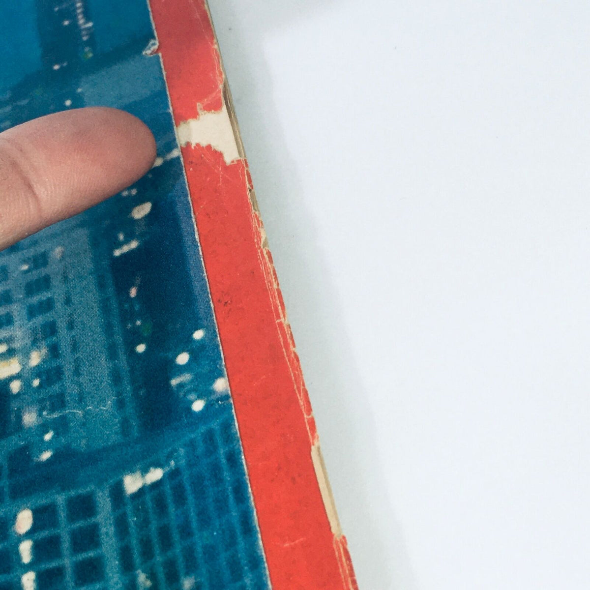 Side view of VTG Life Magazine December 24 1965, showing slight wear on the edges, highlighting its vintage nature.