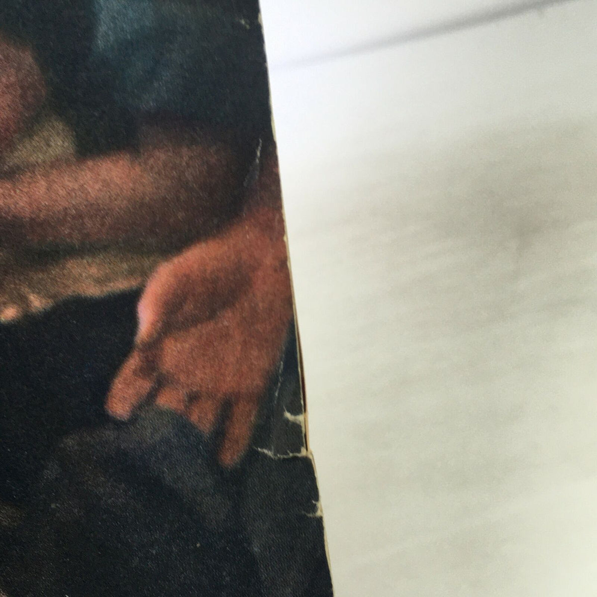 Detail image of VTG Life Magazine from May 26, 1967, showcasing a close-up view of the edge, demonstrating wear and tear. Features vintage military-related content with emphasis on Big Lew Malt's story during the Vietnam War.