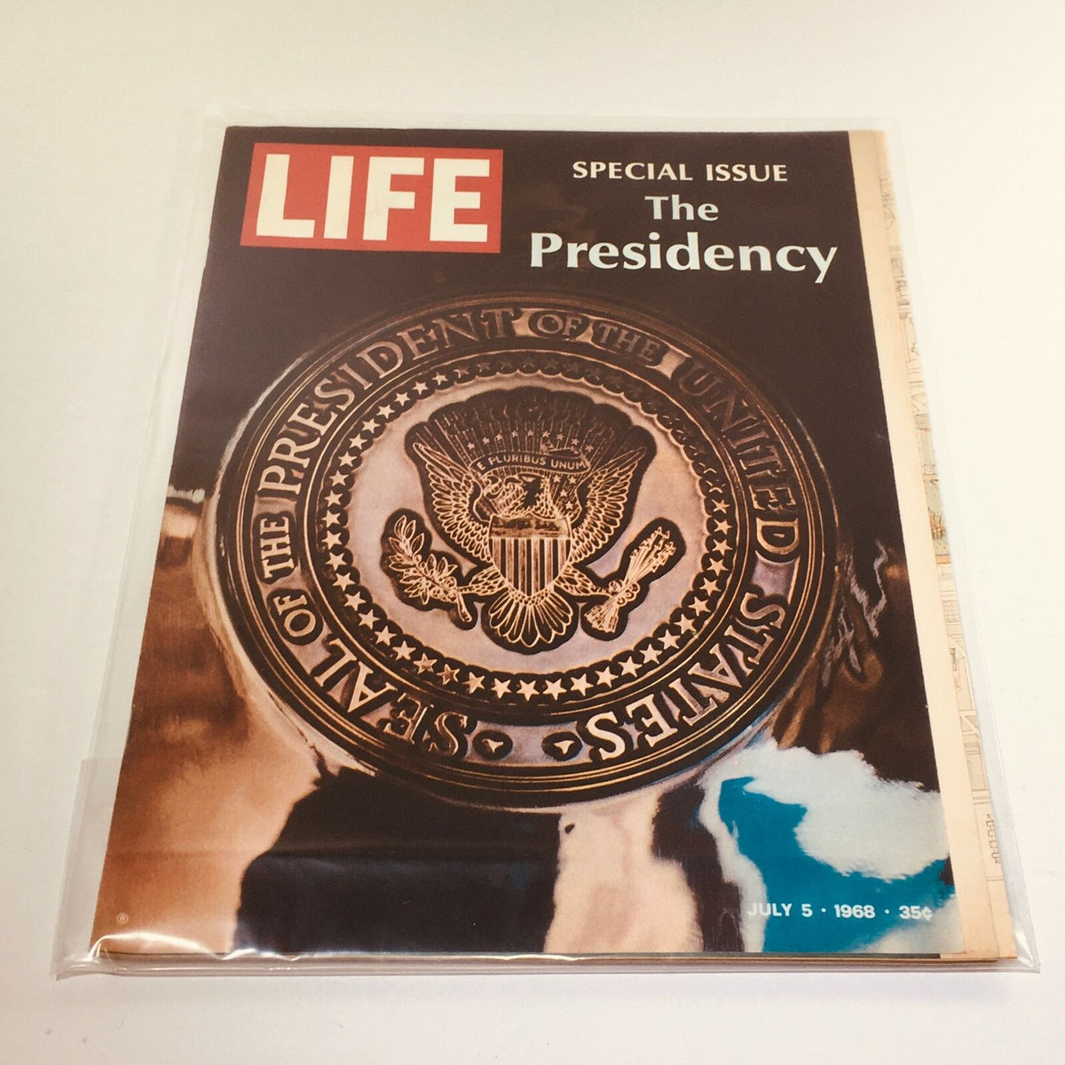 VTG Life Magazine July 5 1968 - Special Issue: The Presidency featuring an iconic cover with the Presidential Seal