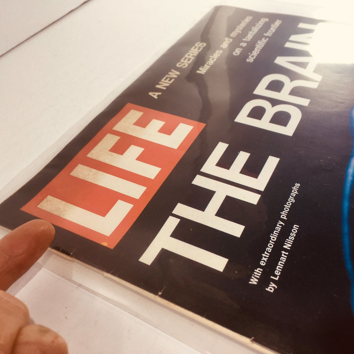 Cover of VTG Life Magazine dated October 1, 1971, featuring the title 'THE BRAIN' and photography by Lennart Nilsson.