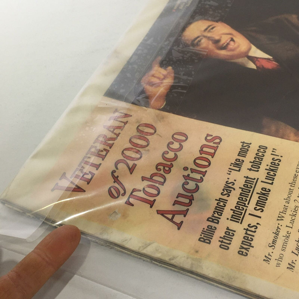 Back view of the Vintage Life Magazine, featuring an advertisement on a protected plastic covering, indicative of its historical value.