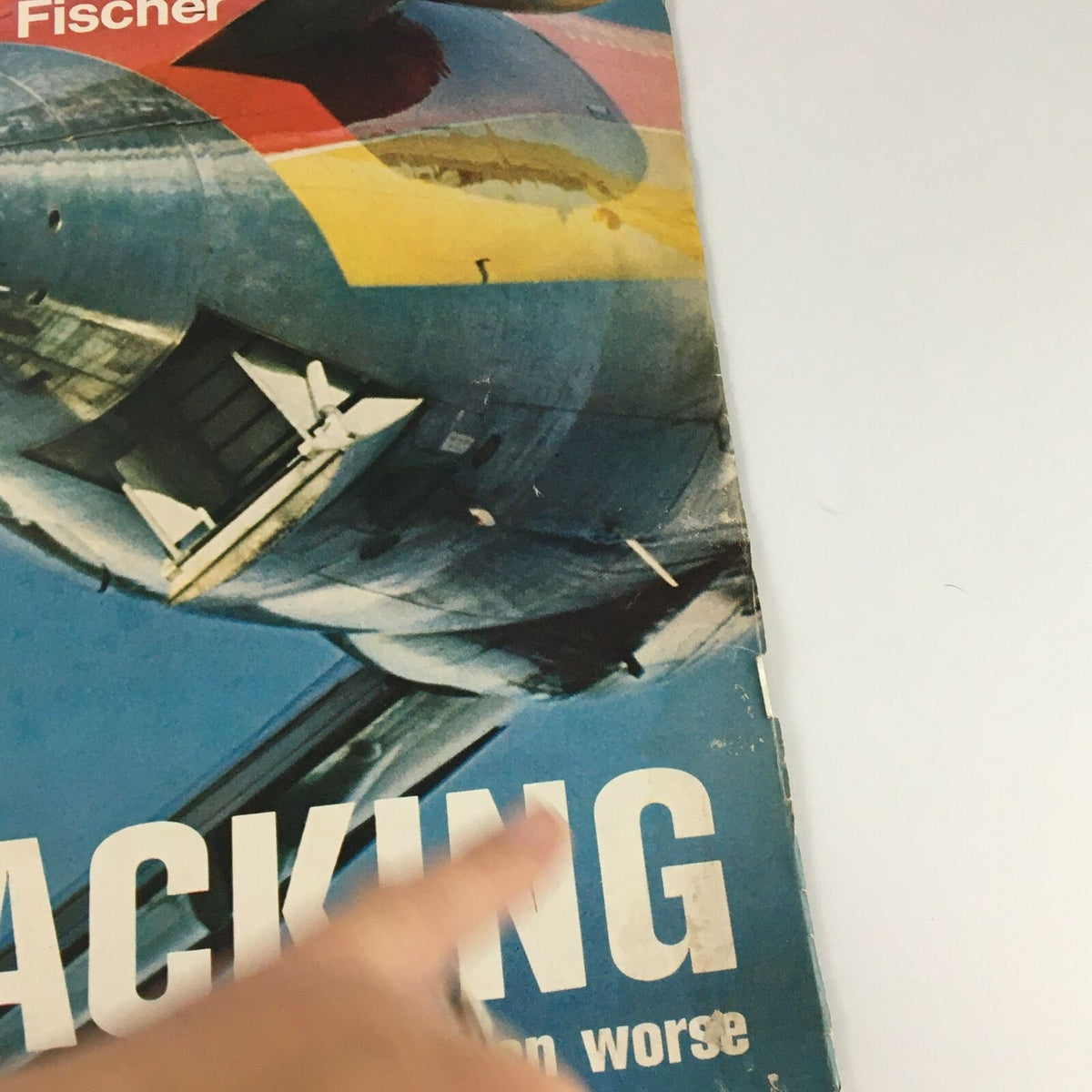 Cover image from VTG Life Magazine August 11 1972, featuring a dramatic photo of a Braniff jet with bold text 'PACKING' and highlighting Bobby Fischer.