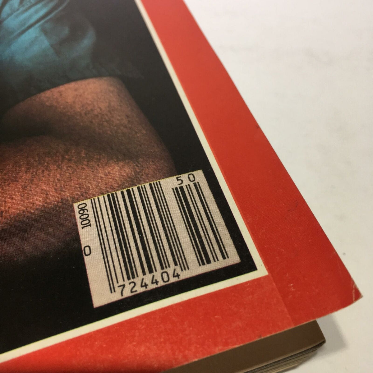 Barcode and pricing details displayed on the cover of Time Magazine from December 10, 1984, emphasizing its collectible value.