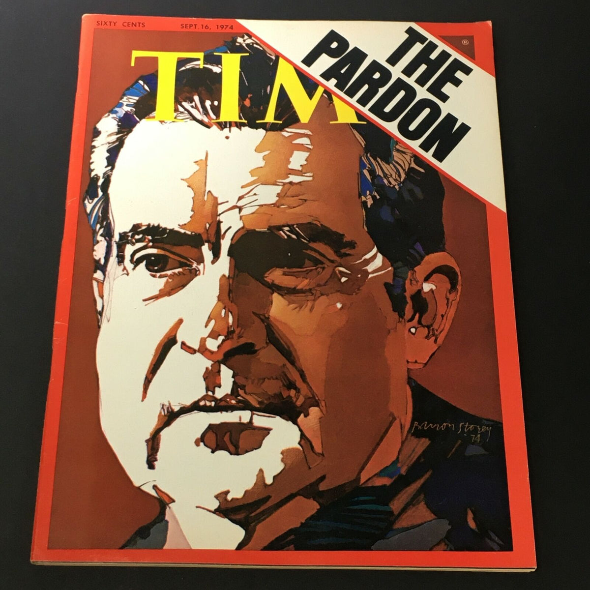 Vintage Time Magazine September 16 1974 - Richard Nixon, The Pardon / Newsstand