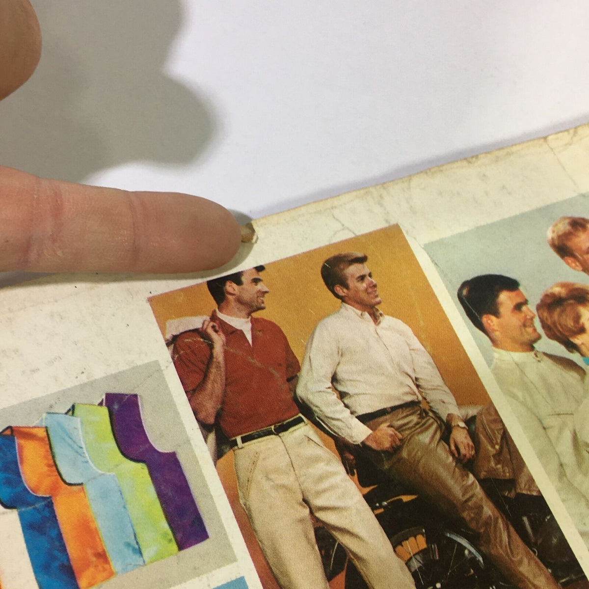 Image of the interior page of VTG Cycle Magazine July 1969 with vintage fashion illustrations.