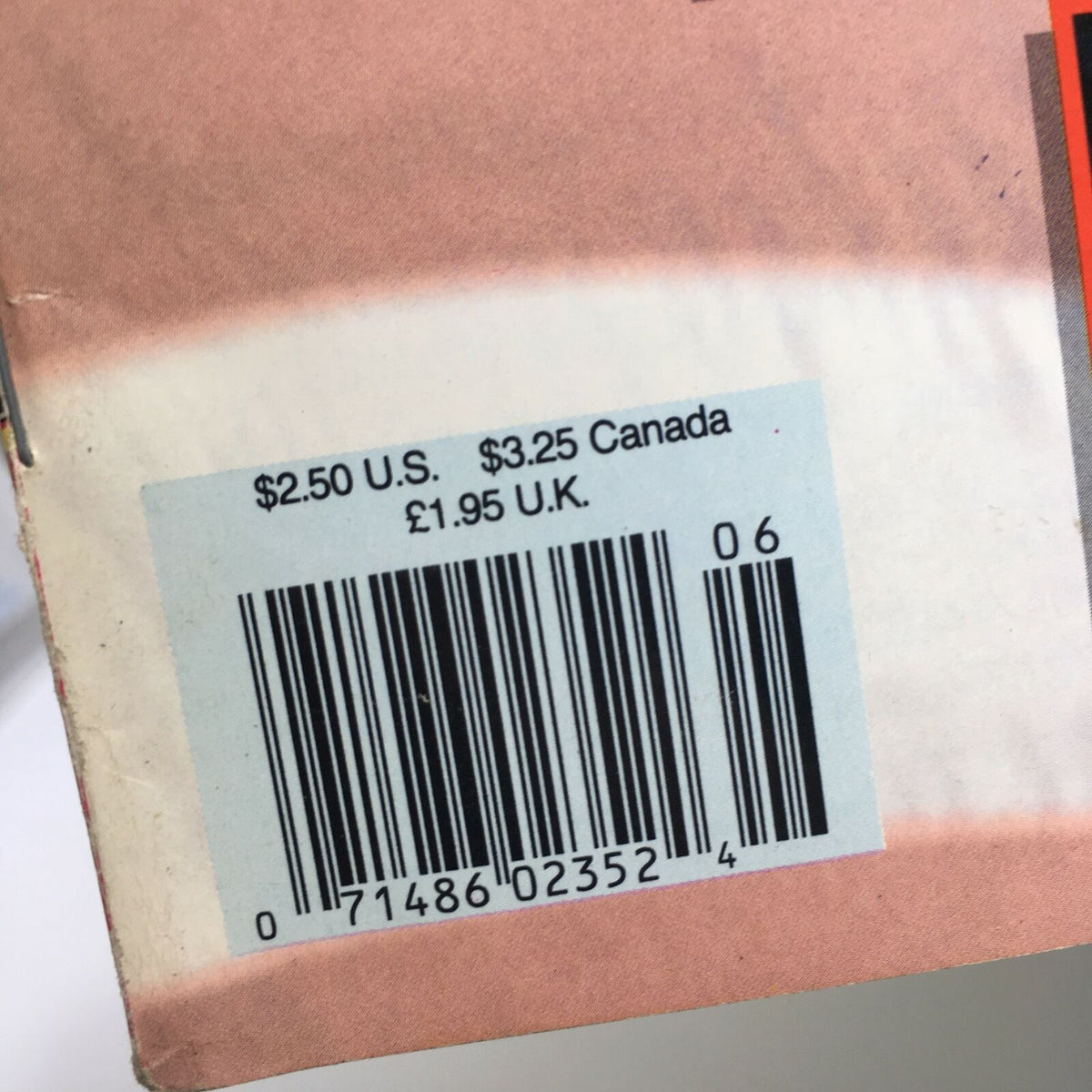 WWF Magazine: Wrestle Mania VII - Ultimate Warrior - June 1991, featuring the price tags for U.S., Canada, and the U.K. along with the barcode, emphasizing its collectibles value.