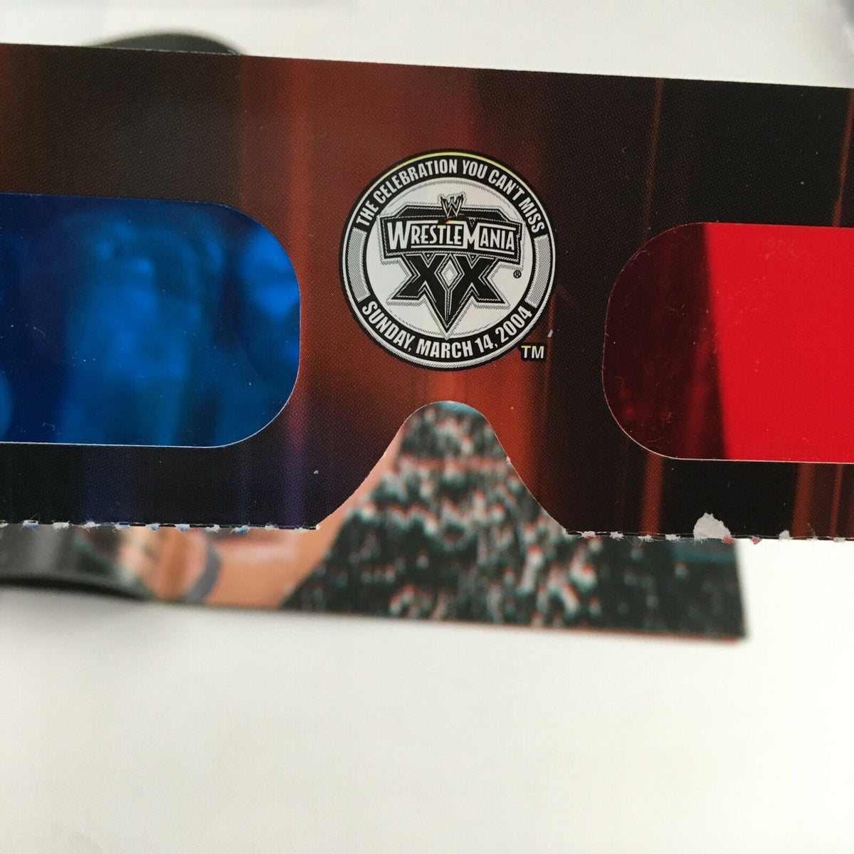 WWF Magazine February 2000 Best of '99 in 3-D, showcasing the original 3D glasses included with the magazine, branded for WrestleMania XX.