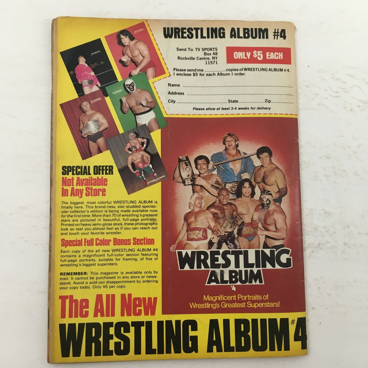 Cover of The Wrestler Magazine December 1981, featuring Mighty Igor and Hulk Hogan, promoting the iconic wrestling clash.