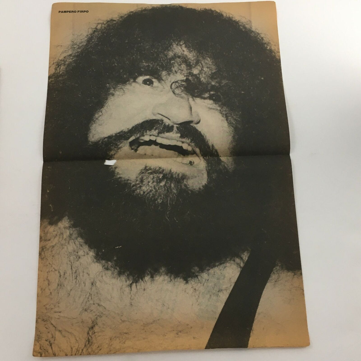 Close-up image of a wrestler featured in Wrestling Today Magazine 1980 #15, with an intense expression. This striking photograph exemplifies the personality and drama present in the wrestling world of that era.