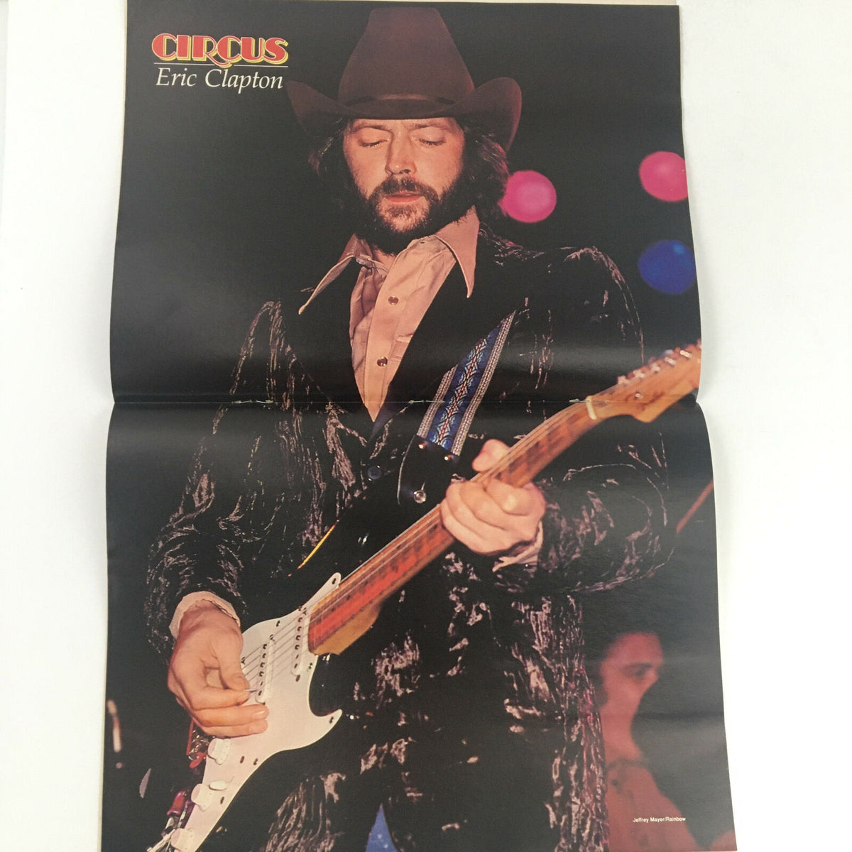 Circus Magazine December 19 1978 featuring Eric Clapton on the cover, showcasing the legendary musician playing guitar on stage, a collectible item with rich historical significance.